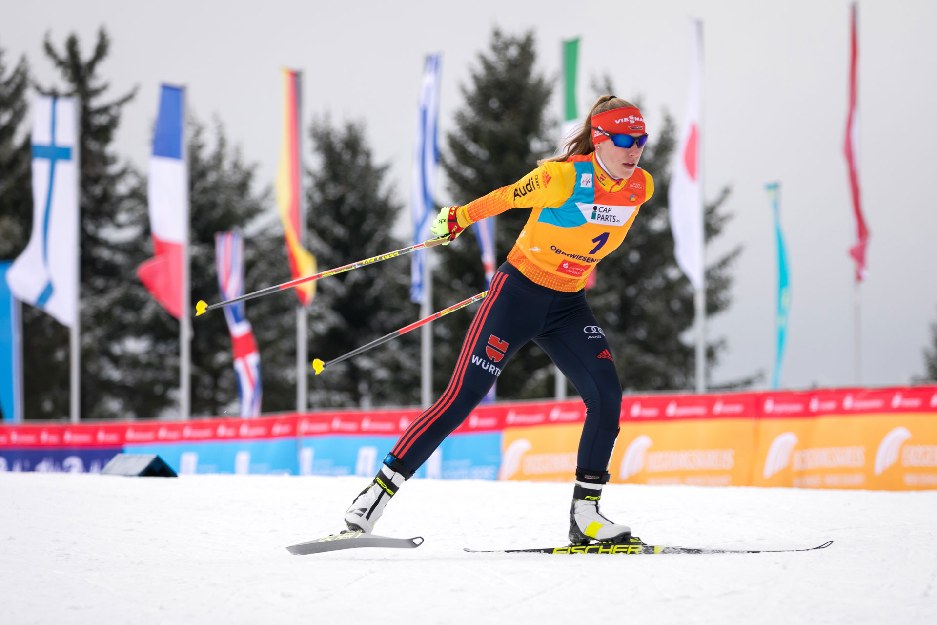 Junioren-WM Oberwiesenthal 2020: Nordische Kombination: Jenny Nowak (SC Sohland) (Foto: Kevin Voigt)